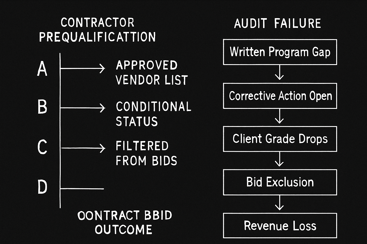 What an Avetta Audit Failure Actually Costs a Utility Contractor