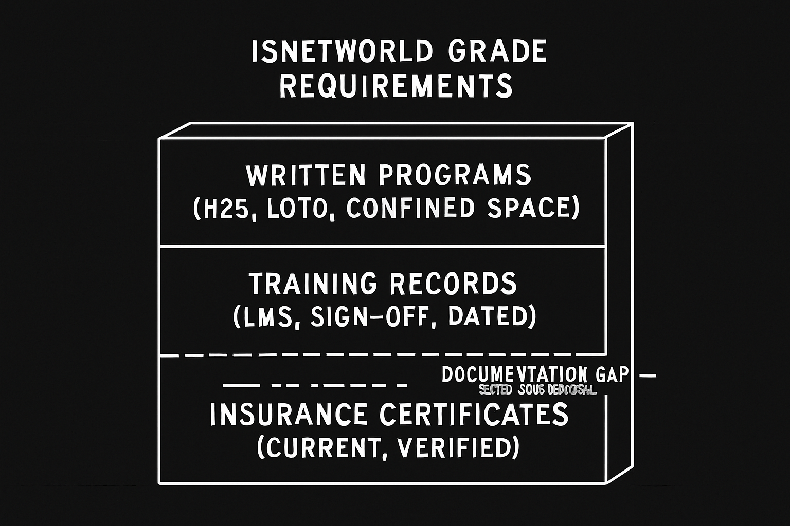 What Contractors Get Wrong When Their ISNetworld Grade Drops