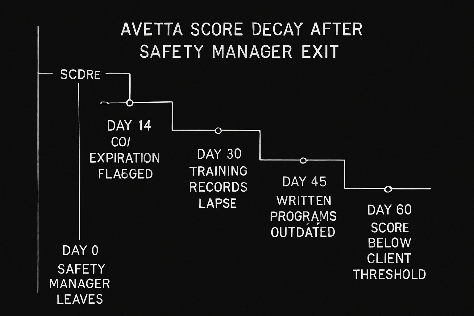 Your Avetta Score When Your Safety Manager Quits
